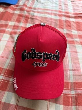 Godspeed Red Trucker Cap
